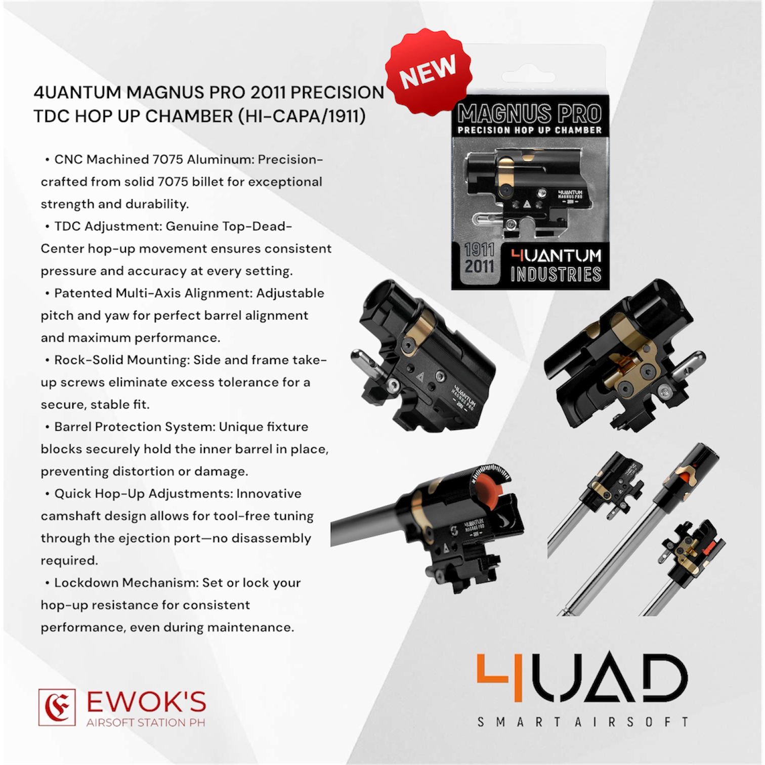 4uad 4uantum friction pro high performance gbb bucking